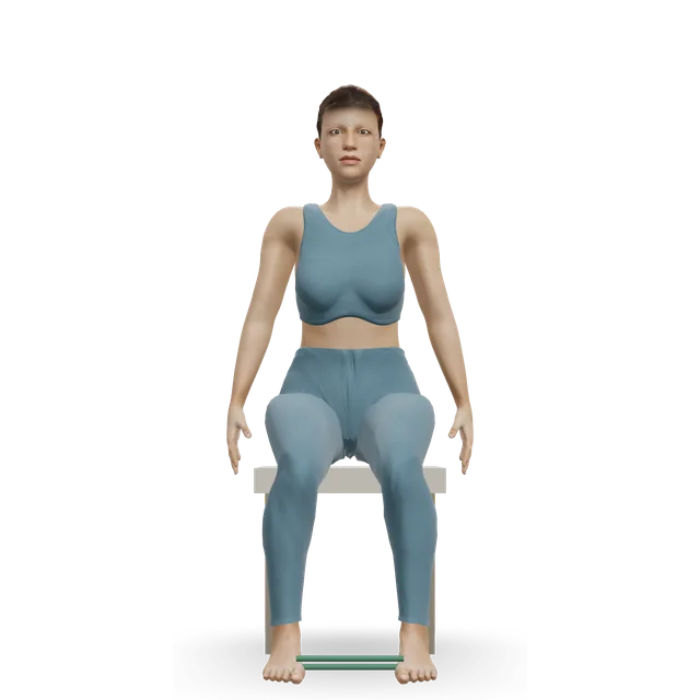 Band ankle eversion demonstrated on the 3D figure