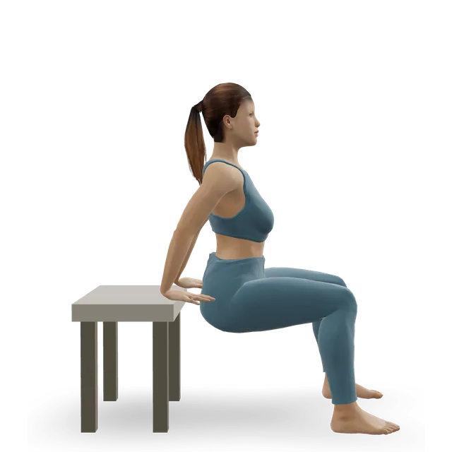 Bench dip demonstrated on the 3D figure
