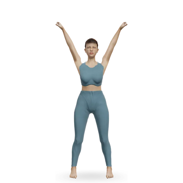 Breath reach demonstrated on the 3D figure