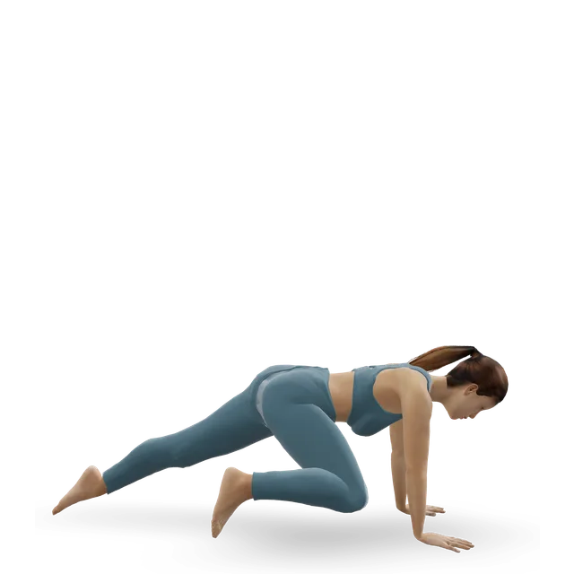 Mountain climbers demonstrated on the 3D figure