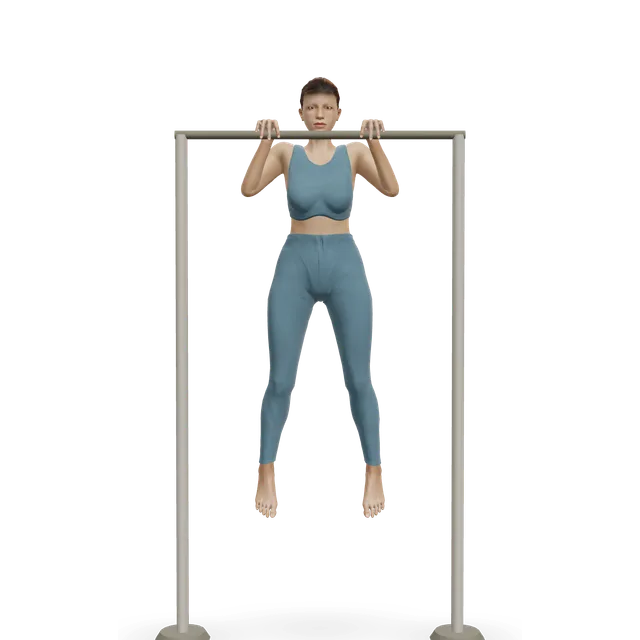 Negative pull-up demonstrated on the 3D figure