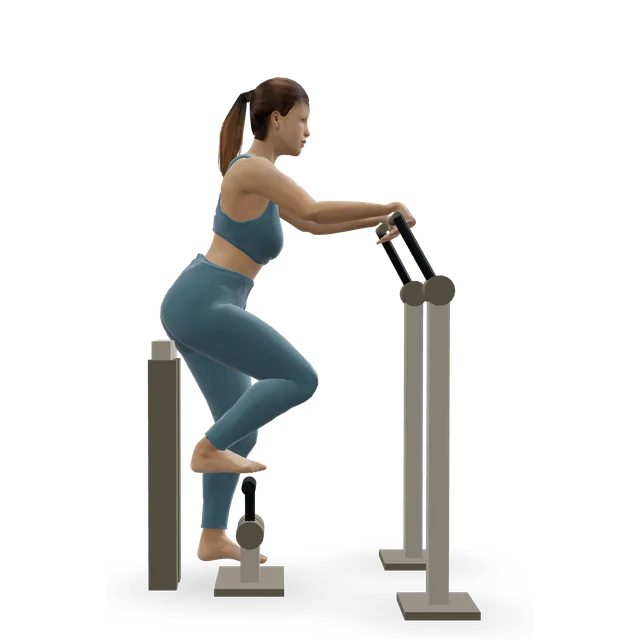Stationary cycling demonstrated on the 3D figure