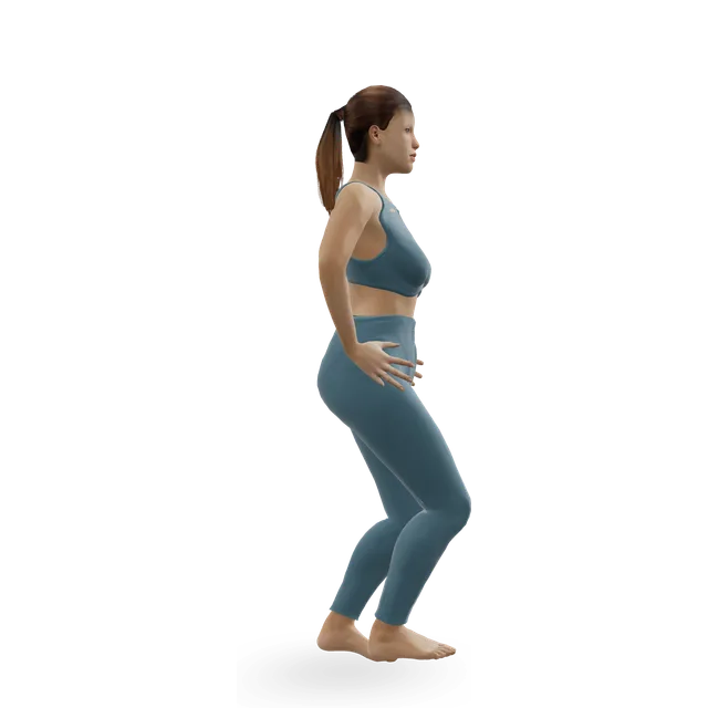 Bodyweight Walking Lunge demonstrated on the 3D figure