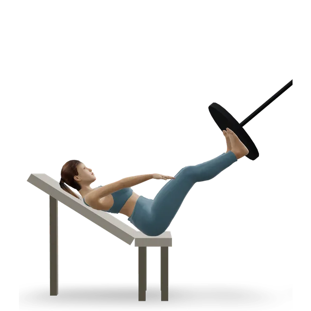Calf press on the leg press demonstrated on the 3D figure