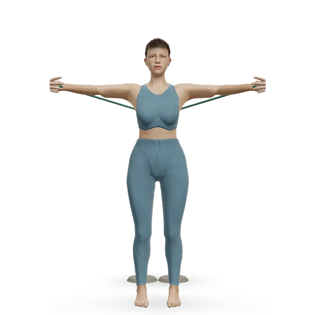 Cross Over - With Bands demonstrated on the 3D figure