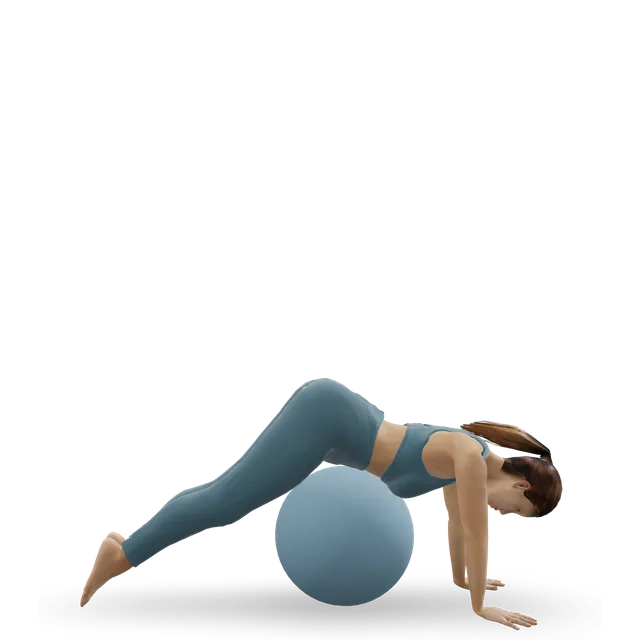 Downward-facing ball balance demonstrated on the 3D figure