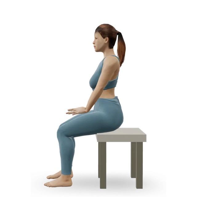 Seated one-leg calf raise with a dumbbell demonstrated on the 3D figure