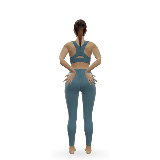 Elbows Back demonstrated on the 3D figure
