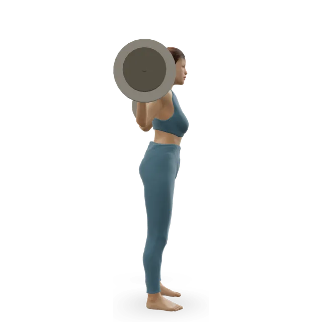 Heaving snatch balance demonstrated on the 3D figure