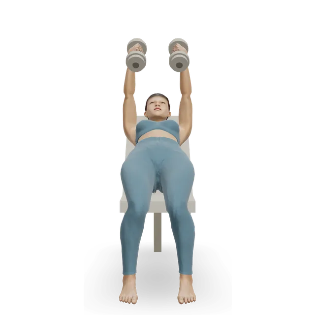 Incline dumbbell fly demonstrated on the 3D figure