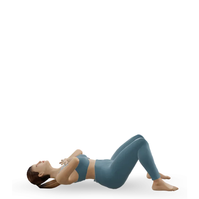 Janda sit-up demonstrated on the 3D figure