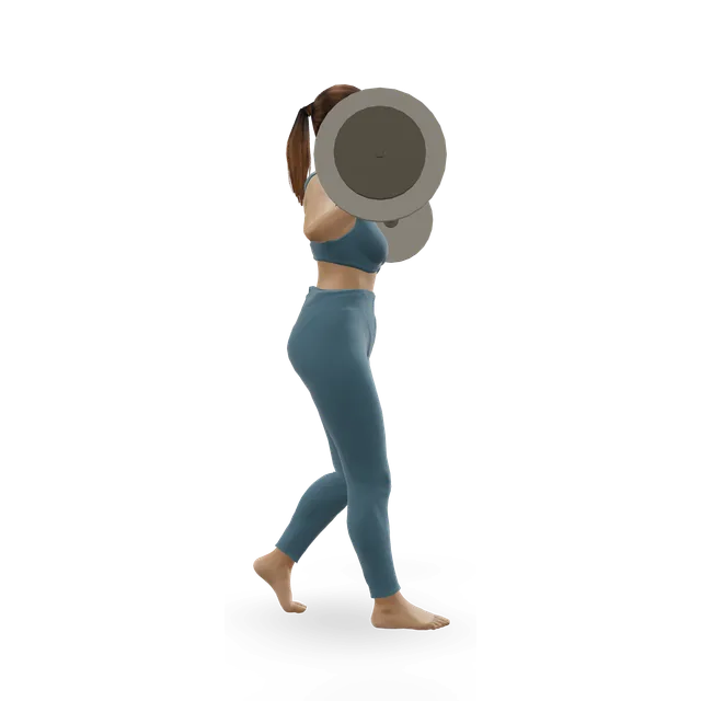 Jerk Balance demonstrated on the 3D figure