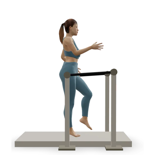 Treadmill jogging demonstrated on the 3D figure
