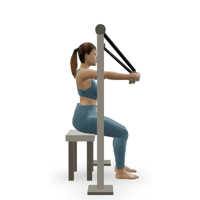 Machine row demonstrated on the 3D figure