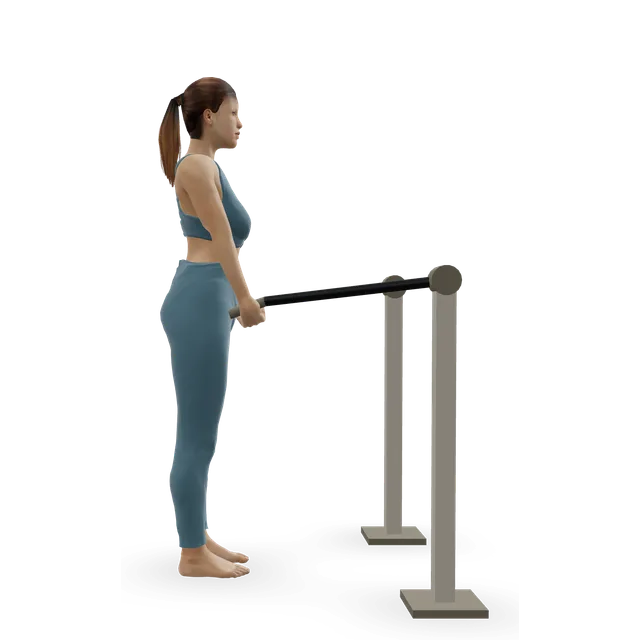 Leverage Shrug demonstrated on the 3D figure