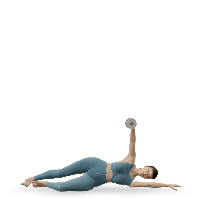 One-Arm Incline Lateral Raise demonstrated on the 3D figure