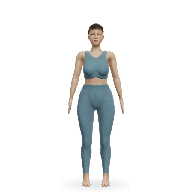 Overhead Stretch demonstrated on the 3D figure