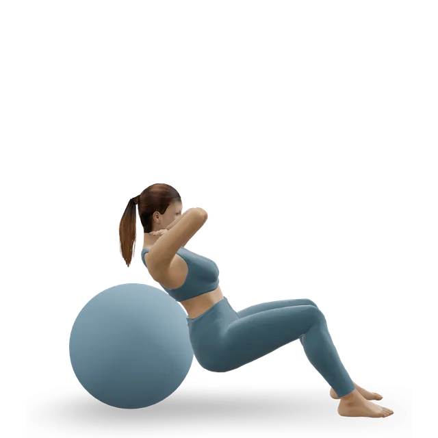 Physioball Hip Bridge demonstrated on the 3D figure