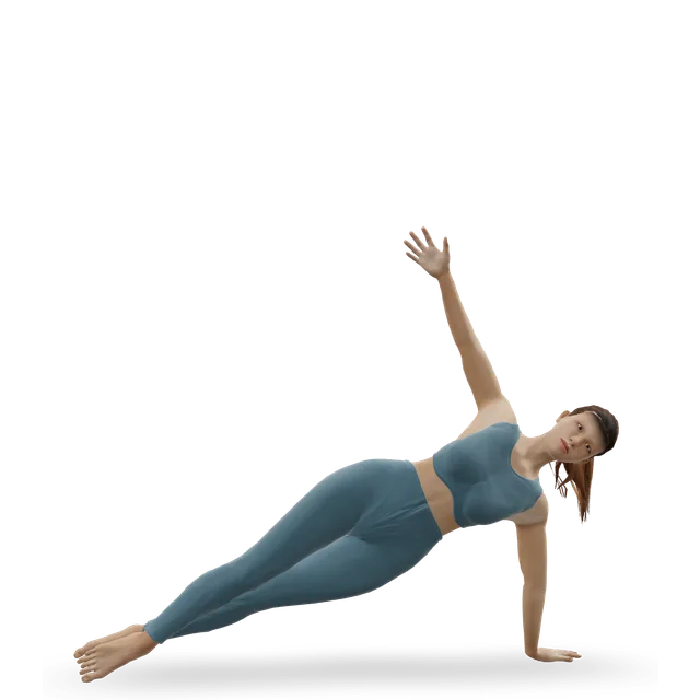 Push-up to side plank (T push-up) demonstrated on the 3D figure