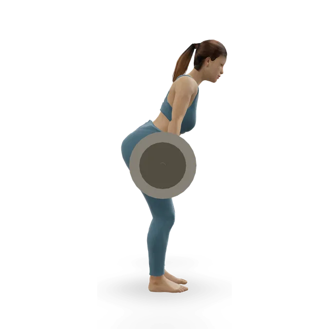 Snatch Shrug demonstrated on the 3D figure
