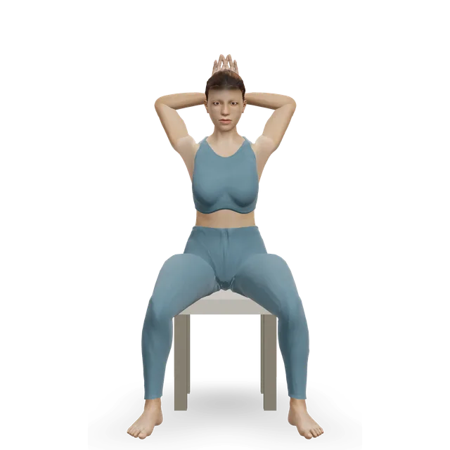 Spinal Stretch demonstrated on the 3D figure