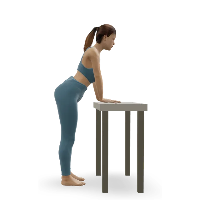 Standing Leg Curl demonstrated on the 3D figure