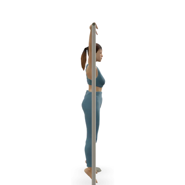 Wide-Grip Rear Pull-Up demonstrated on the 3D figure