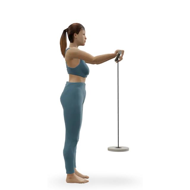 Wrist roller demonstrated on the 3D figure