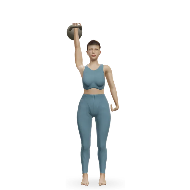 Overhead carry (waiter's walk) demonstrated on the 3D figure