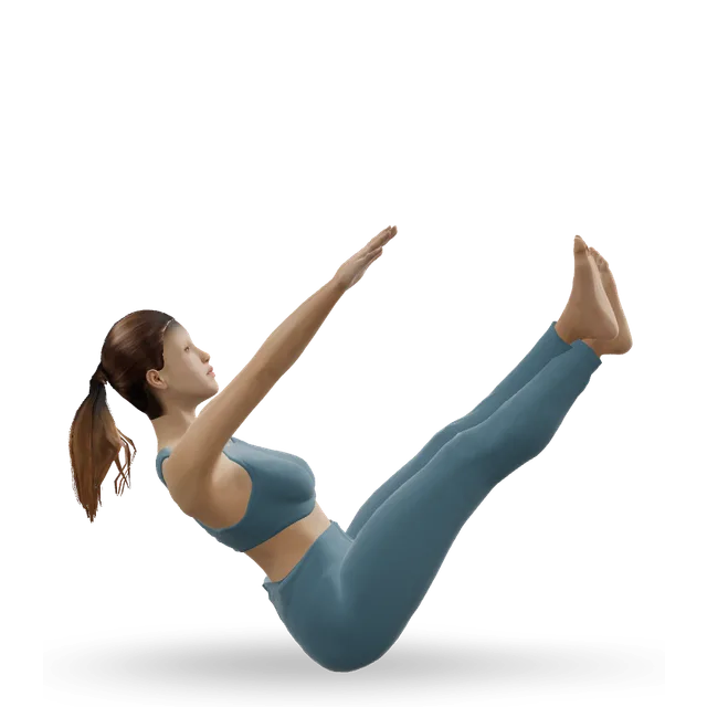 Boomerang (Pilates) demonstrated on the 3D figure
