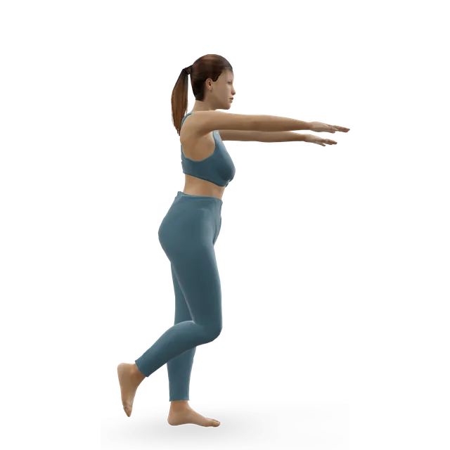 Single-leg hop and stick demonstrated on the 3D figure