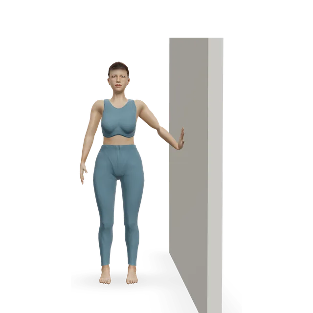 Single-leg stand demonstrated on the 3D figure