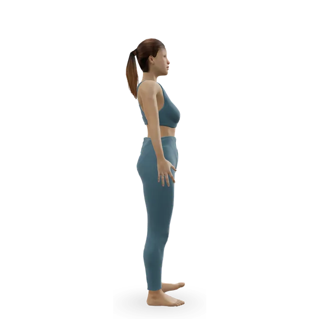 Single-leg tibialis raise demonstrated on the 3D figure