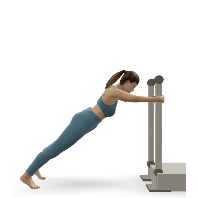 Sled Push demonstrated on the 3D figure
