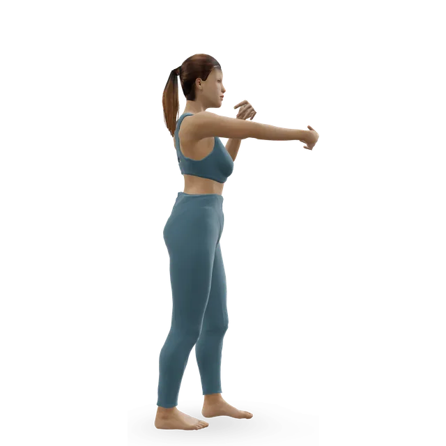 Standing punches (shadow boxing) demonstrated on the 3D figure