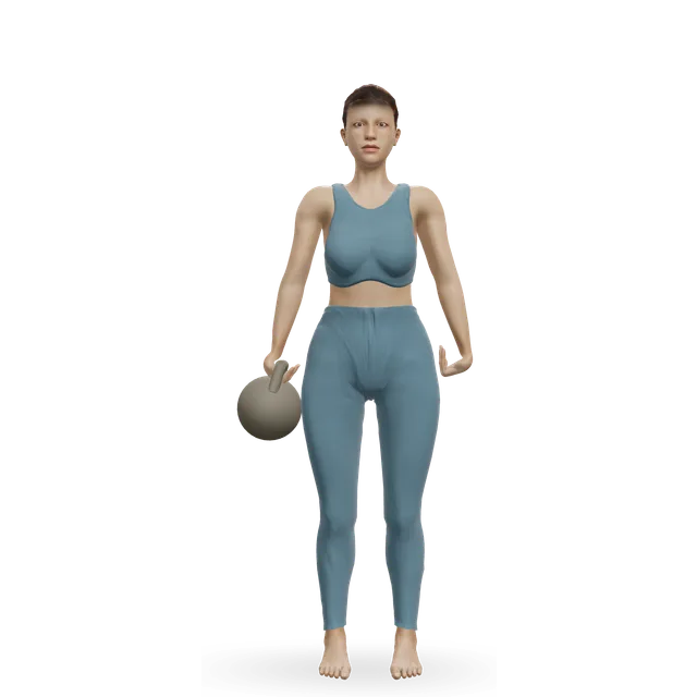 Suitcase carry demonstrated on the 3D figure