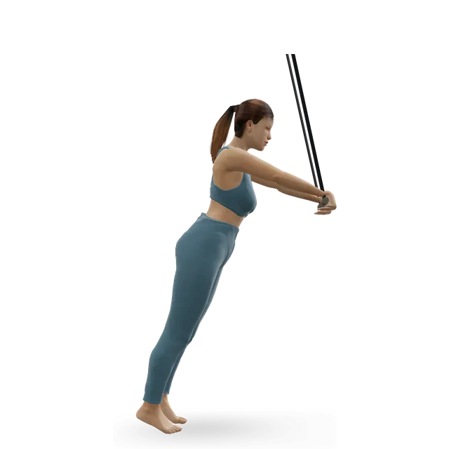 Suspension trainer fallout demonstrated on the 3D figure