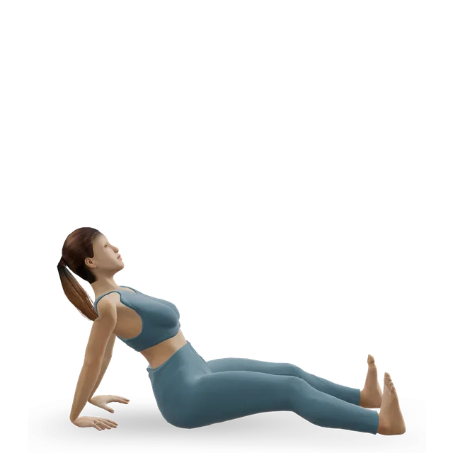 Upward Plank Pose (Purvottanasana) demonstrated on the 3D figure